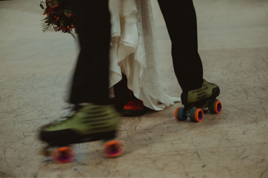 married and skating